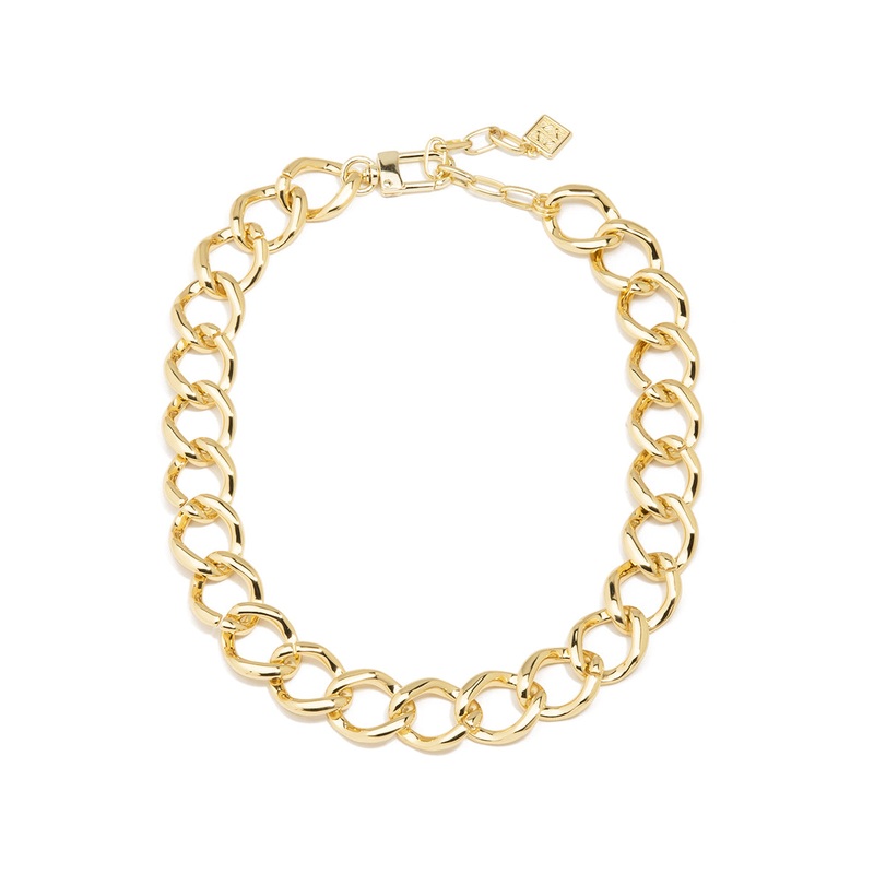 Curb Chain Collar Necklace Jewelry
