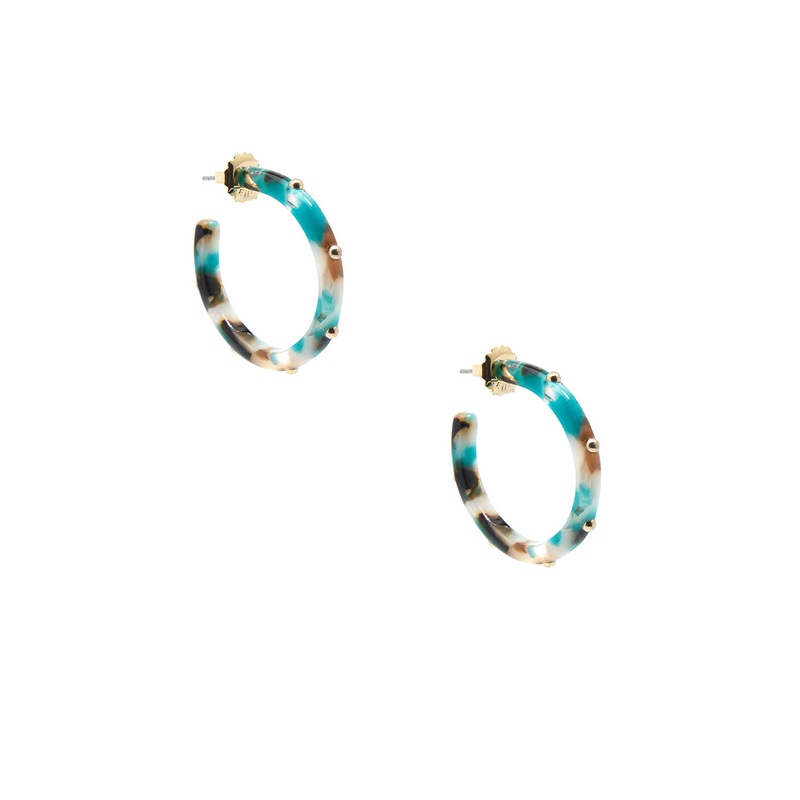 Fashion Small Tortoise Hoop Earrings