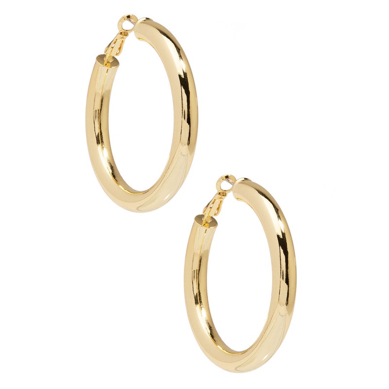 Large Chunky Metal Hoop Jewelry