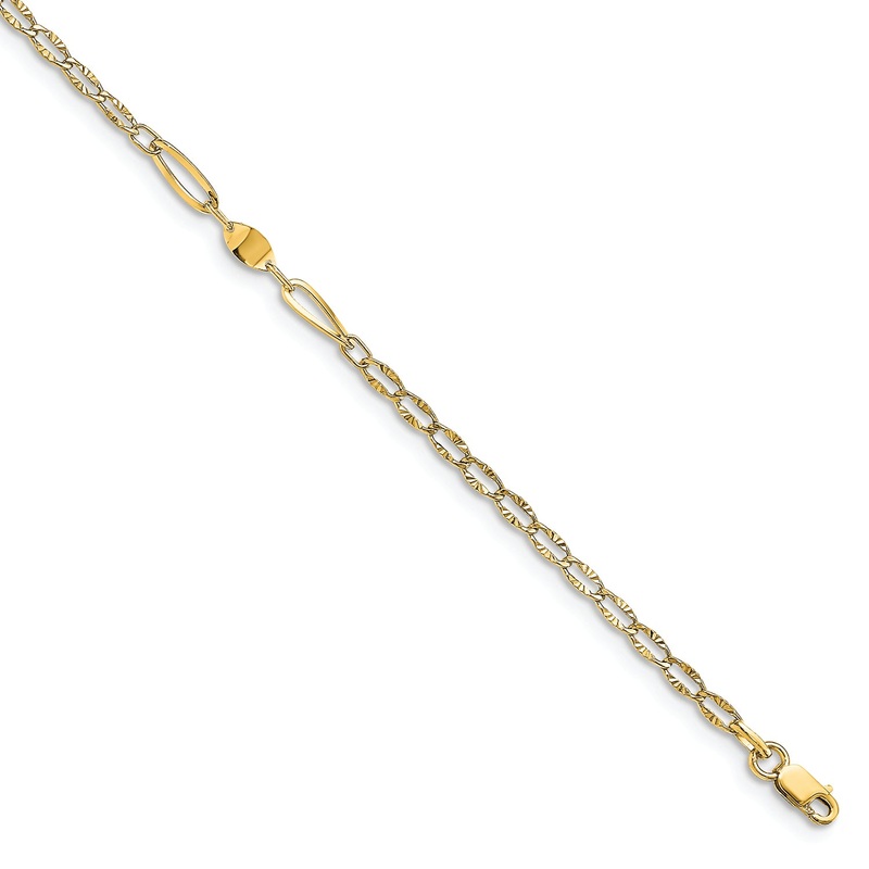 Leslie’s 14K Yellow Gold D/C  Anklet