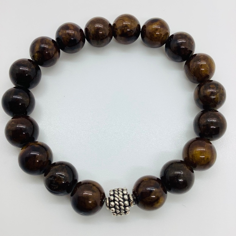 Man’s Bead Stretch Bracelet