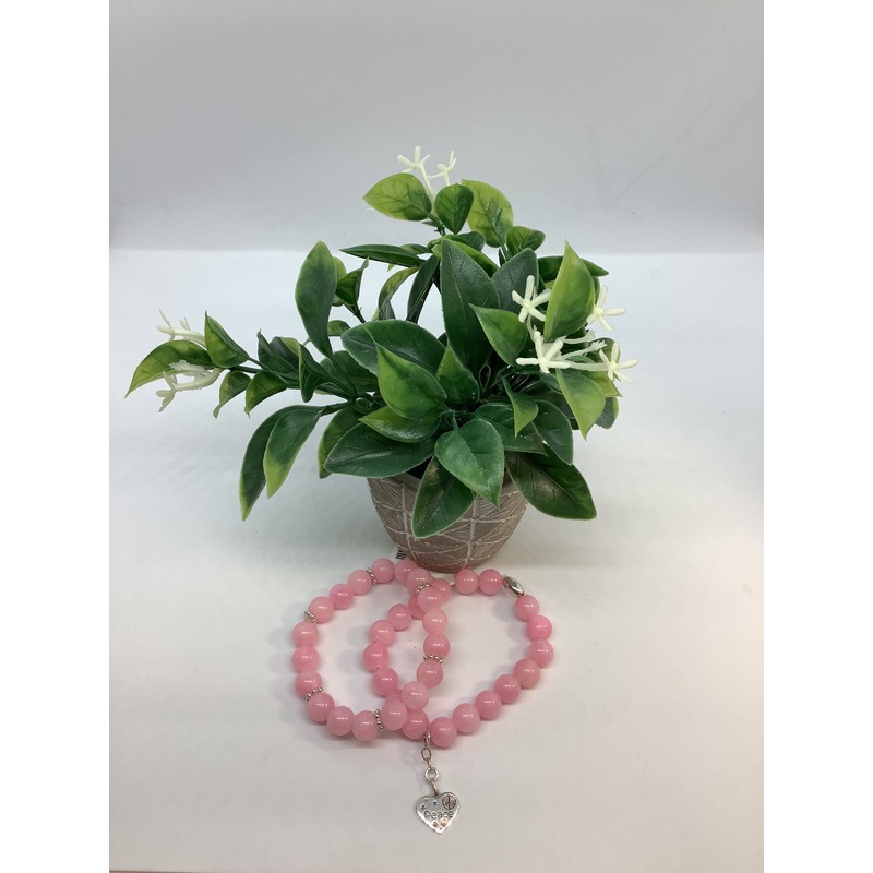 Pink Jade Bracelet