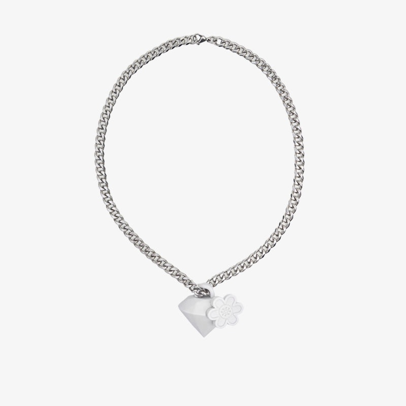 DIAMOND BLOOM Necklace | Off White