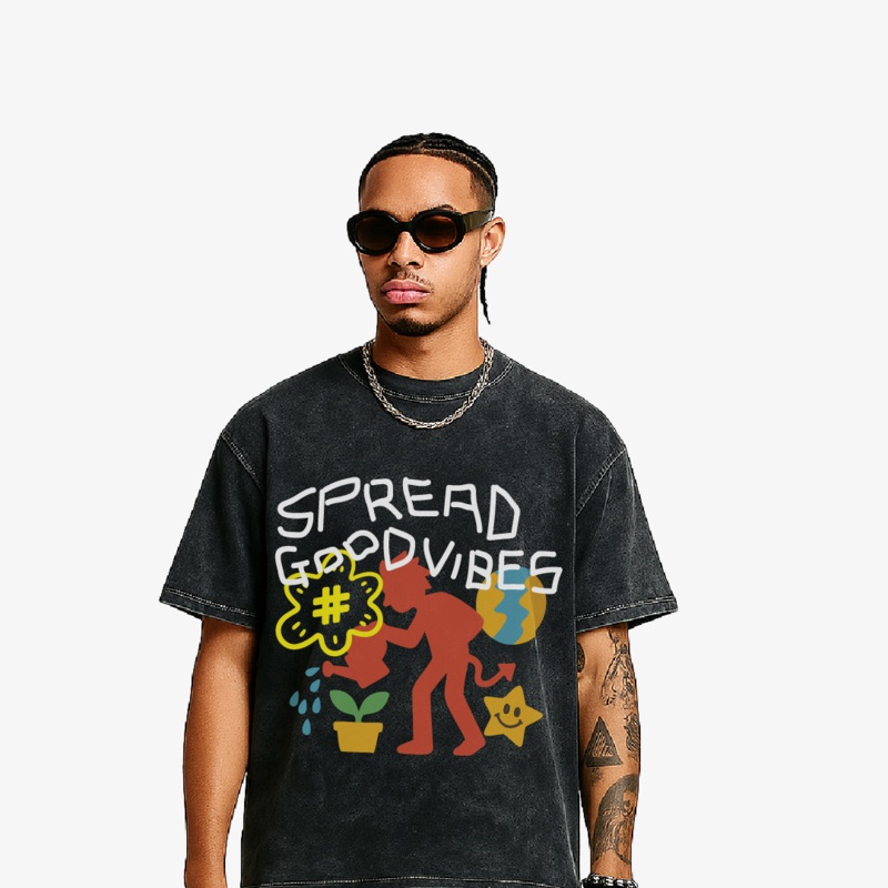 GROOVE Tee | Washed Black|XS|S|M|L|XL