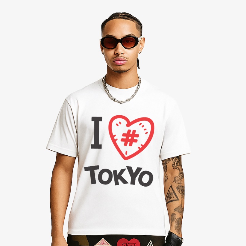 I LOVE TOKYO Tee | Crisp White