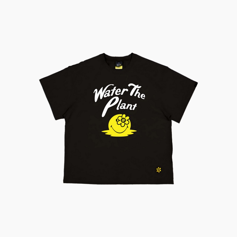 MELTING SMILEYWORLD TSHIRT | BLACK
