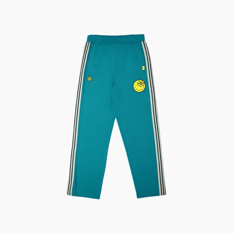SMILEYWORLD BASIC TRACK PANTS | GREEN