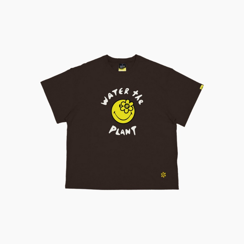 SMILEYWORLD CHEERS TSHIRT | BROWN