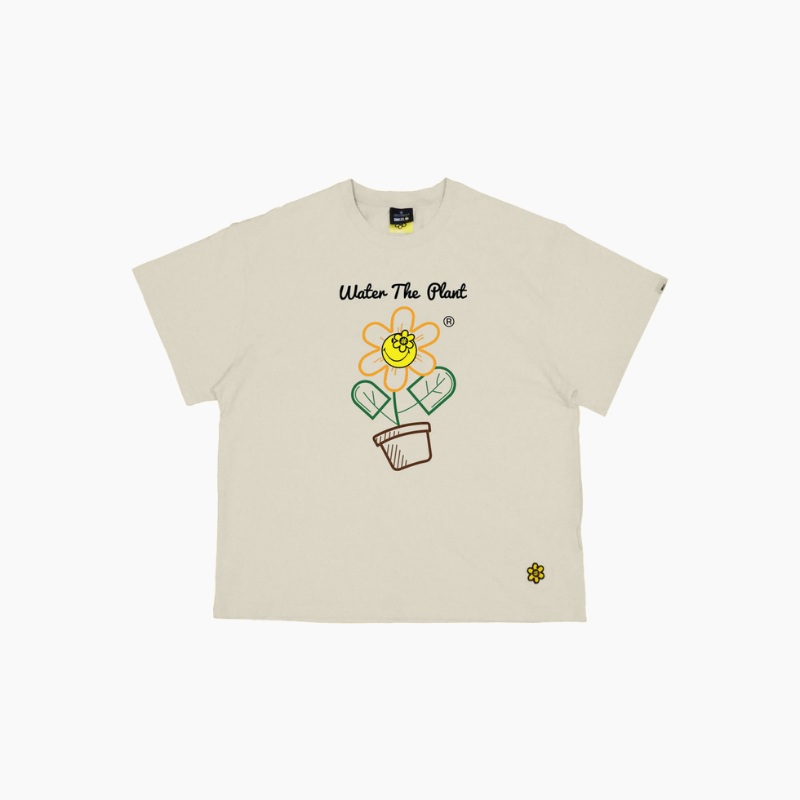 SMILEYWORLD MASCOT TSHIRT | CREAM