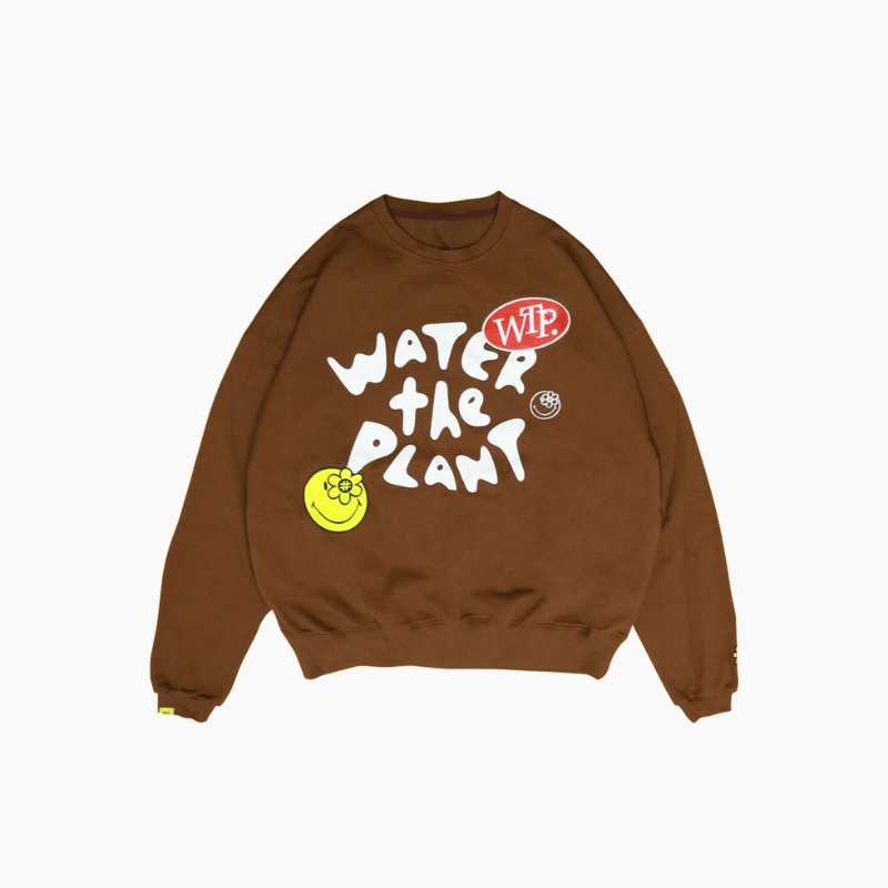 SMILEYWORLD POP SWEATER | BROWN