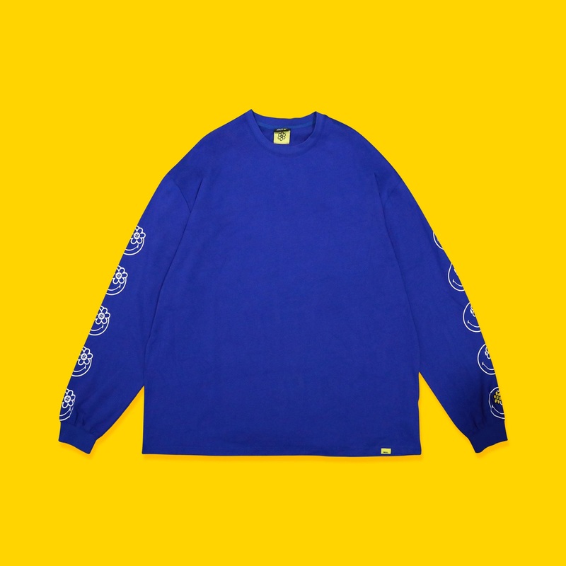 SMILEYWORLDEROS L/S TSHIRT | NAVY