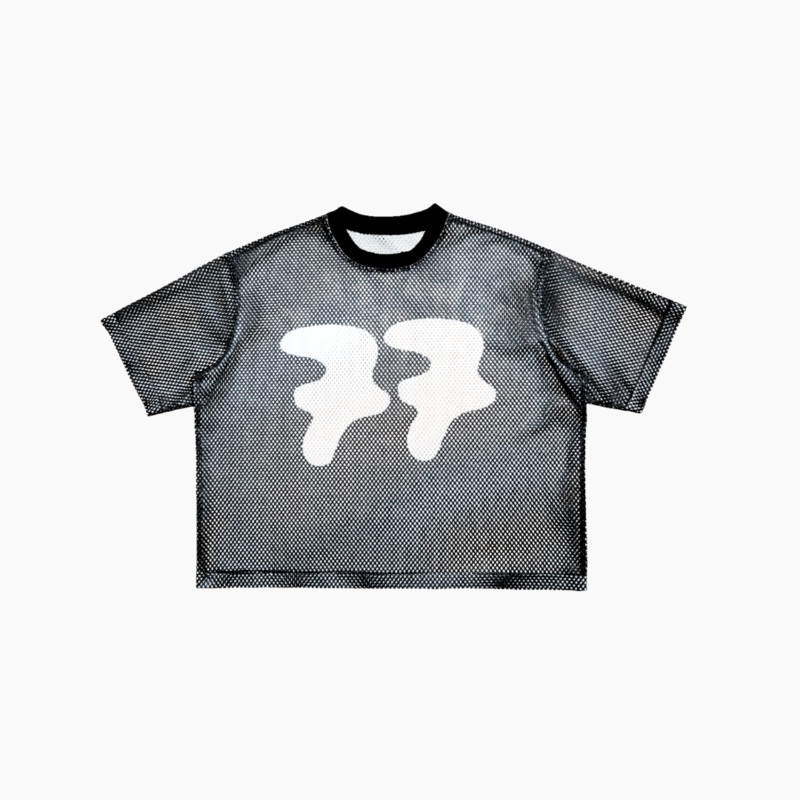 WTP 77 Mesh Baseball Jersey | Black
