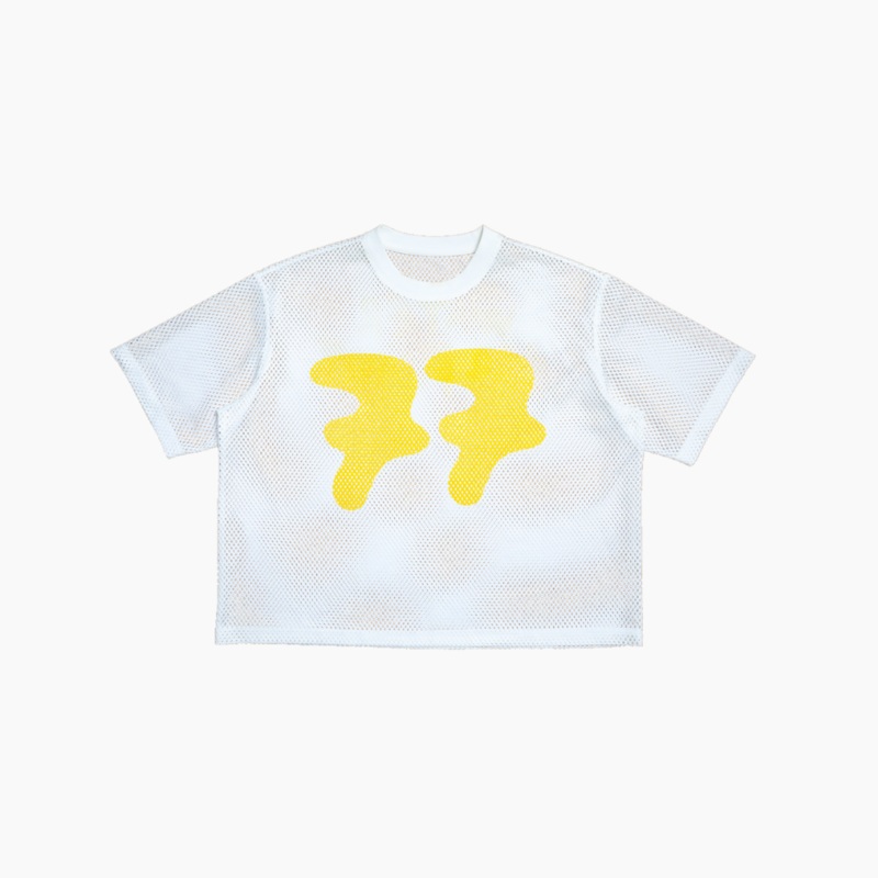 WTP 77 Mesh Baseball Jersey | White