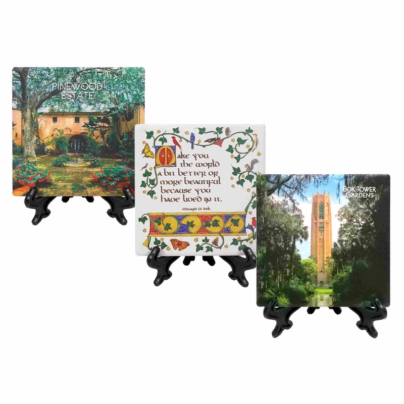 Coasters With Easel – Bok Tower Gardens