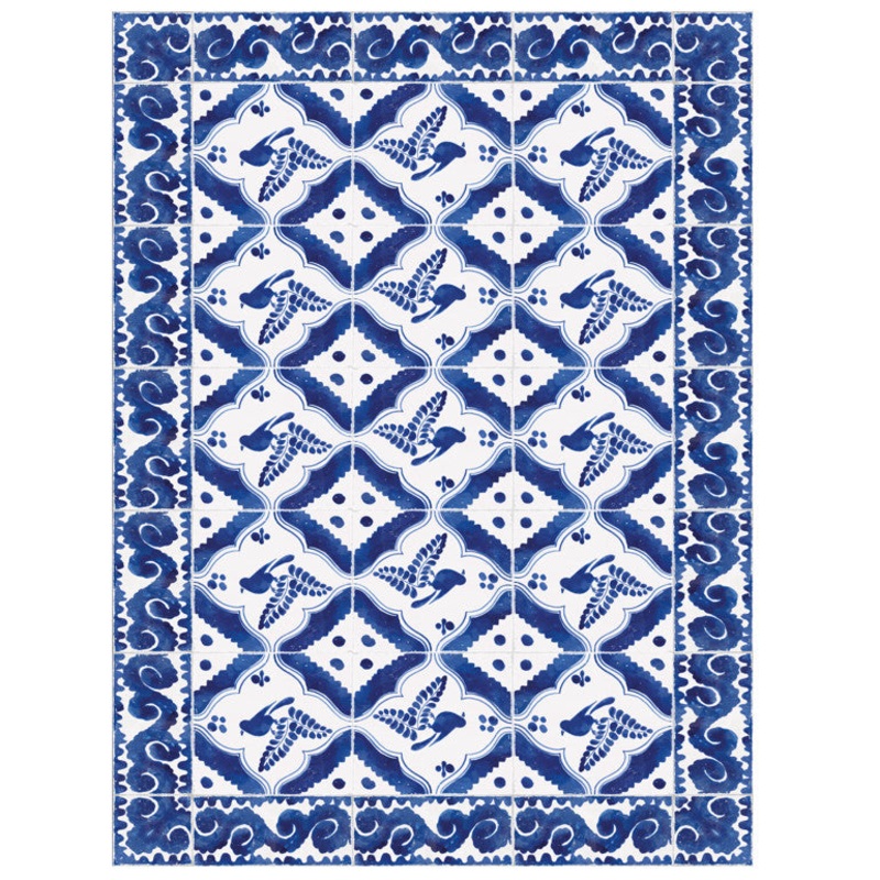 Vinyl Rugs – El Retiro Bird Tile
