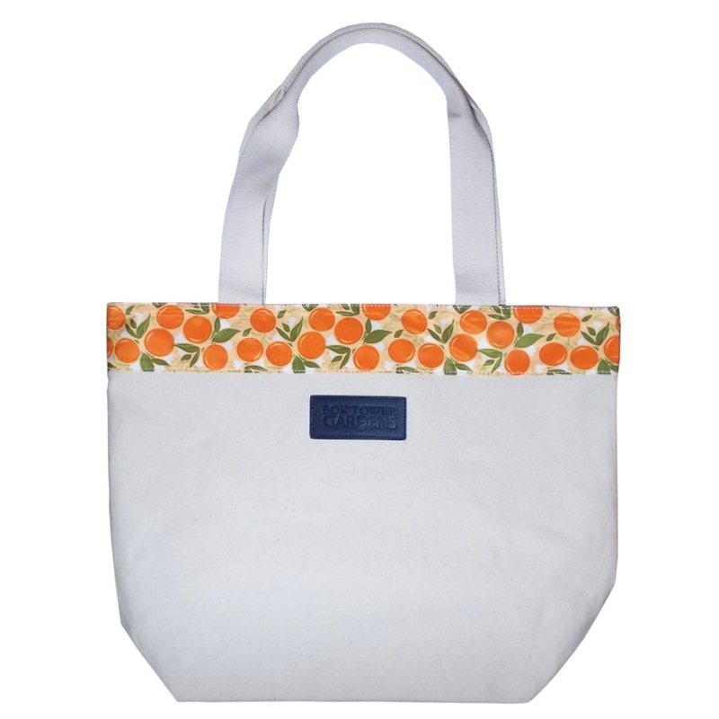 Large Canvas Tote – Signature Bloom