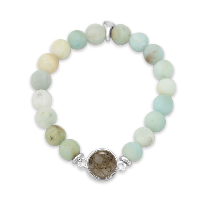 Round Beaded Bracelet – Amazonite