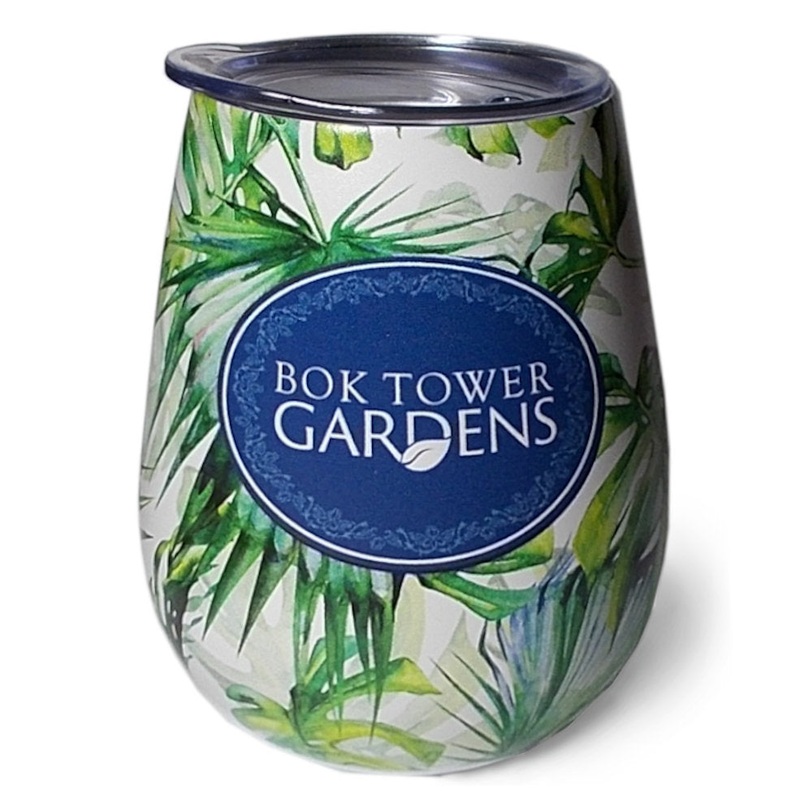 Wine Tumbler – Bok Tower Palm Leaves