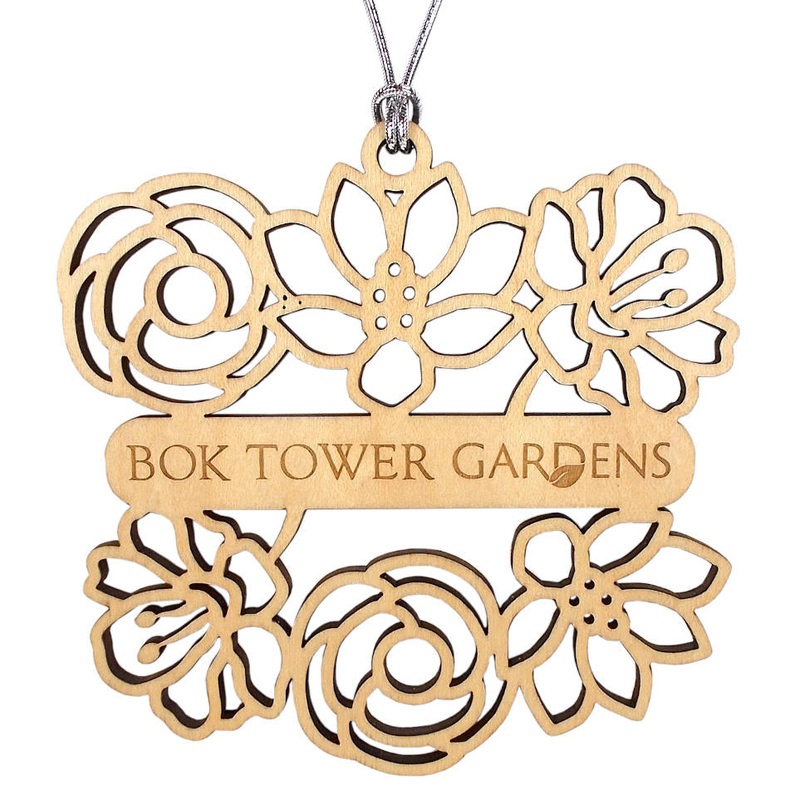 Wood Ornament – Bok Tower Flowers