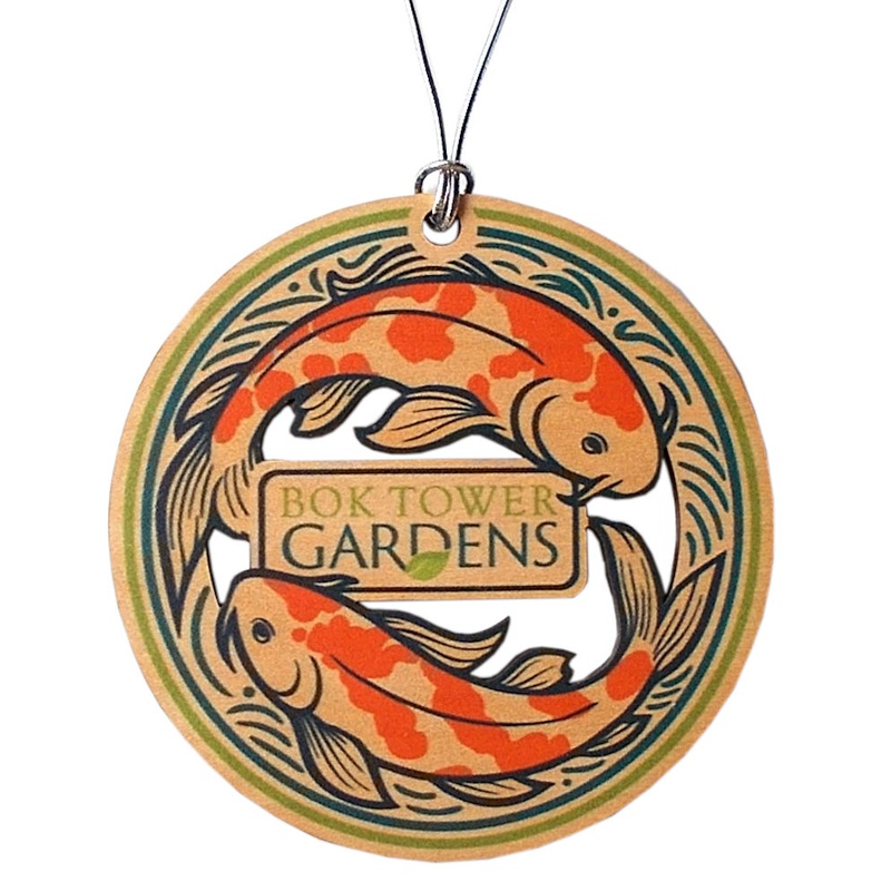 Wood Ornament – Bok Tower Koi Fish