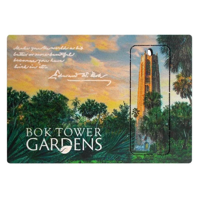Wooden Postcard With Keepsake Ornament
