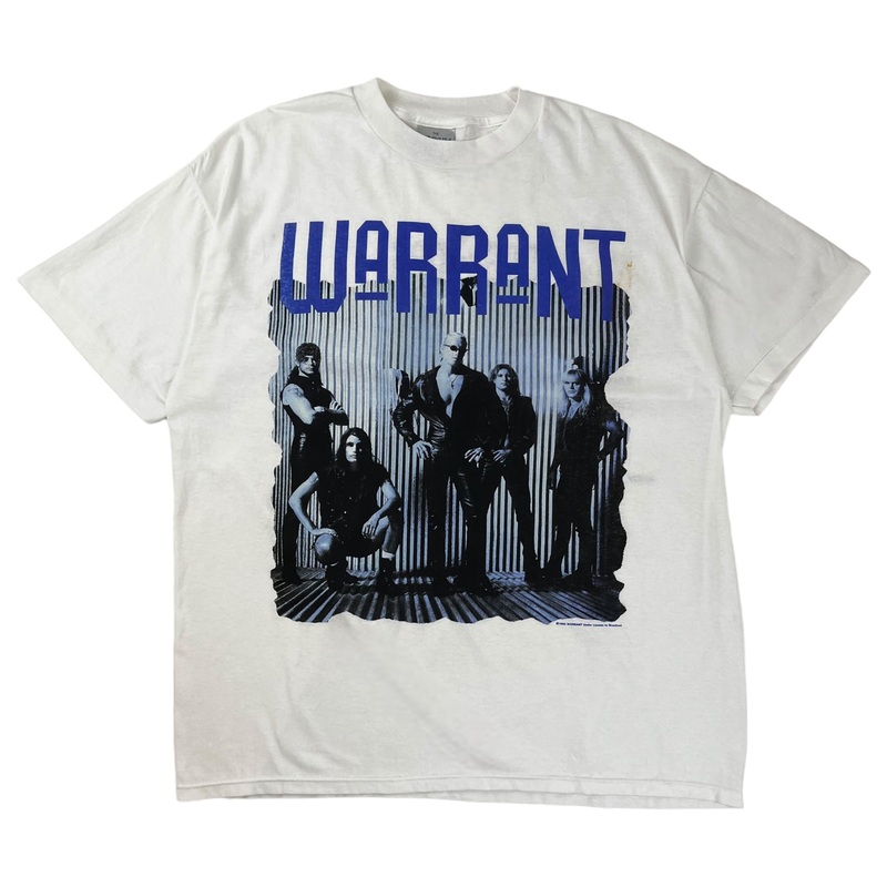 1992 Warrant Dog Eat Dog Tee White