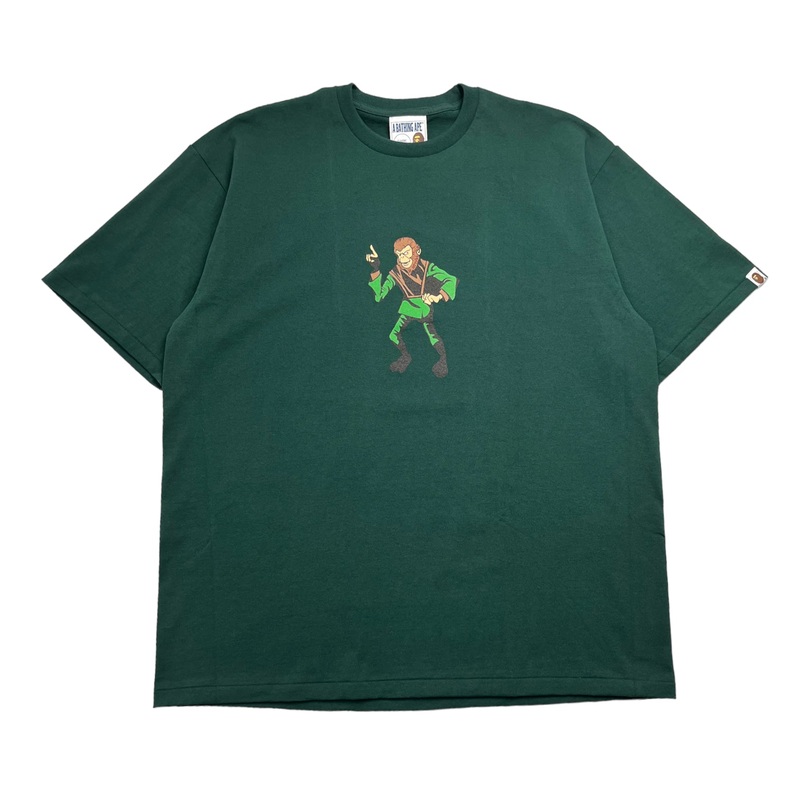BAPE Ape Graphic Tee Green|M|XXXL