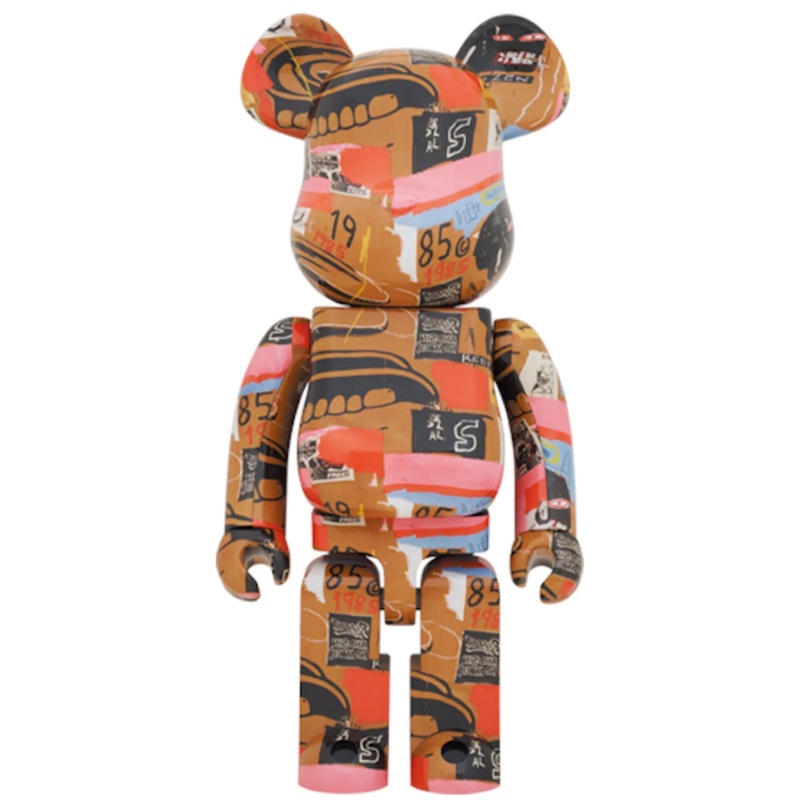 BearBrick 1000% Andy Warhol x JEAN-MICHEL BASQUIAT #2