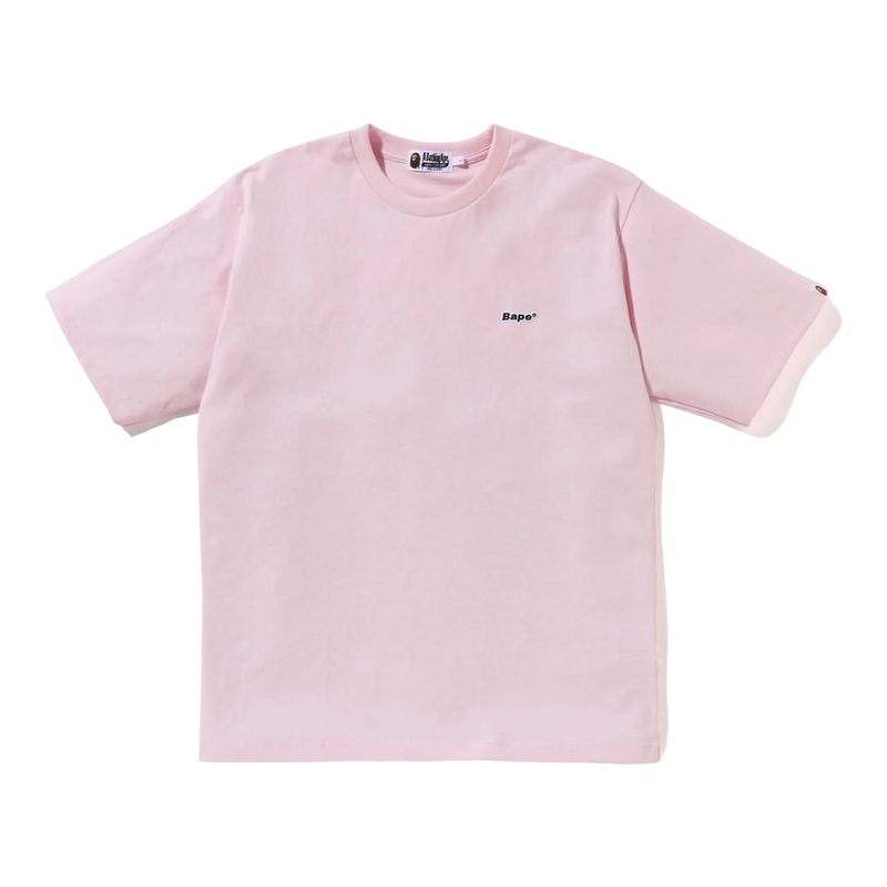 Bape One Point Relaxed Fit Tee Pink