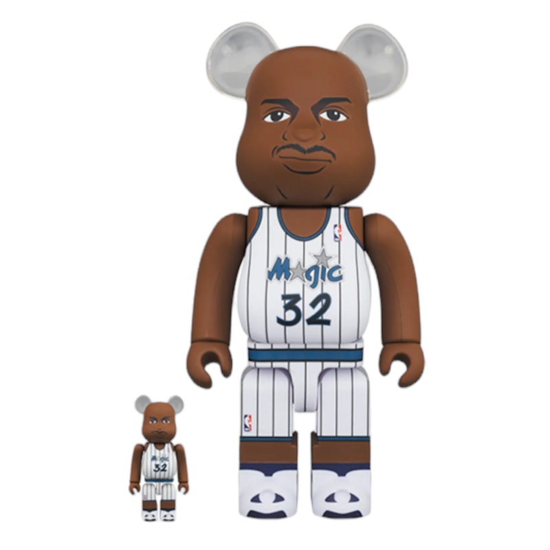 Bearbrick Shaquille O’Neal (Orlando Magic) Set – Brown and White Collectible Set