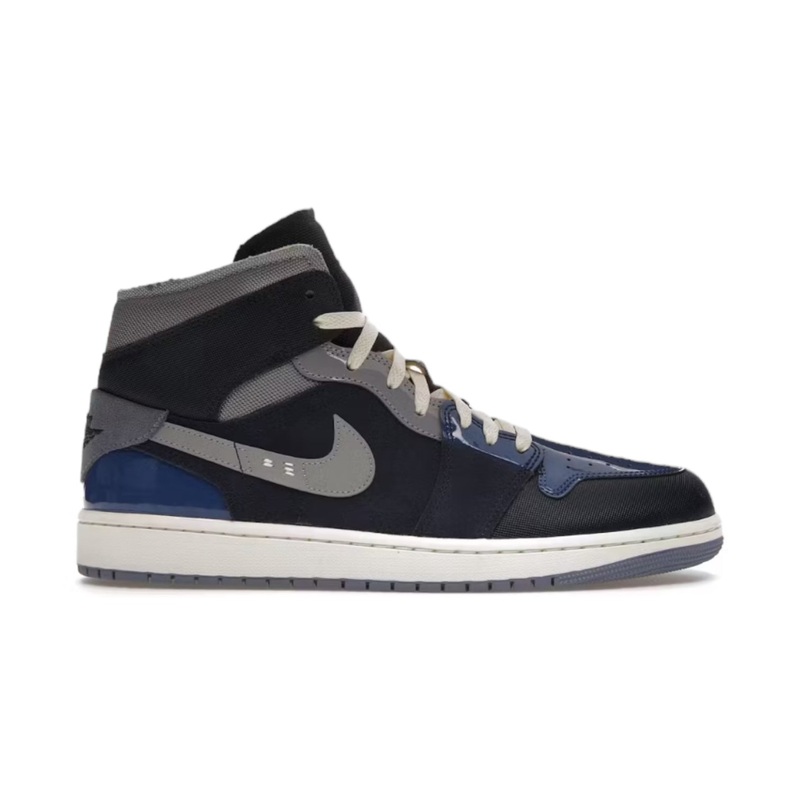 Jordan 1 Mid Craft Obsidian French Blue