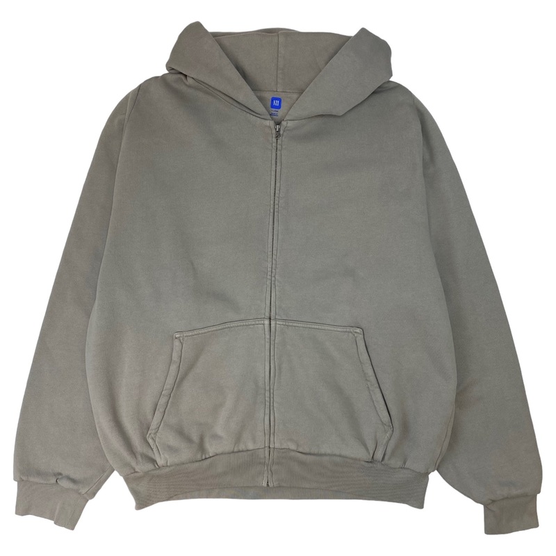 Yeezy x Gap Light Grey Unreleased Zip Up Hoodie – Grey Hoodie