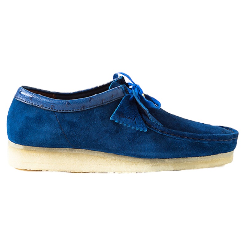2015 Stssy x Clarks Wallabee Navy Suede