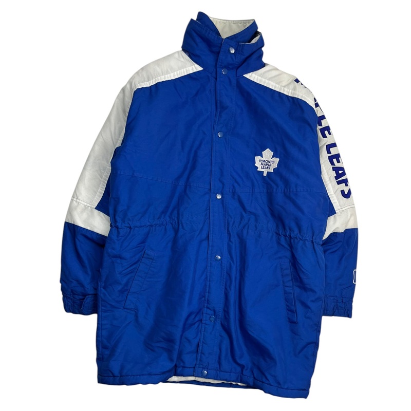 Vintage Toronto Maple Leafs Starter Parka Jacket Royal/White