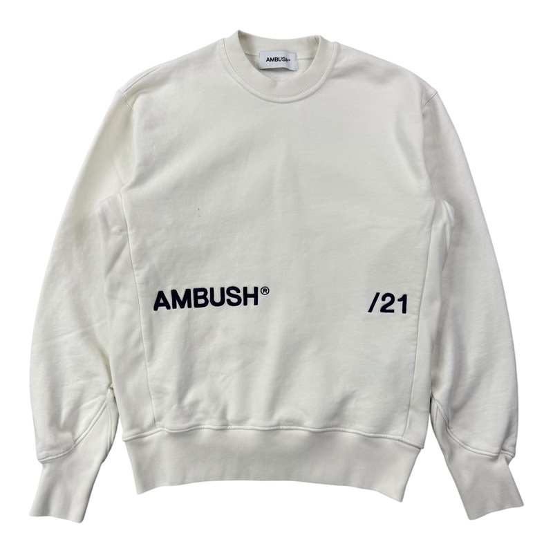 Ambush /21 Crewneck White|M