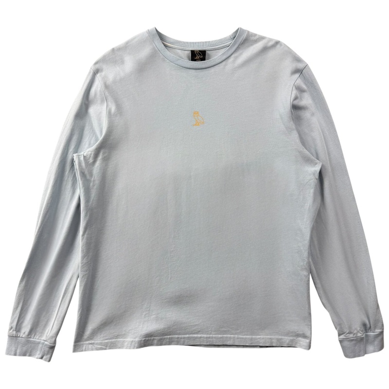 Octobers Very Own Globe L/S Tee Baby Blue