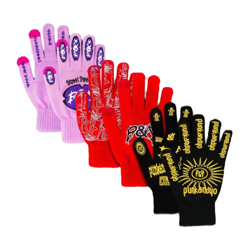 Punk and Yo 3-Pack Gloves|O/S