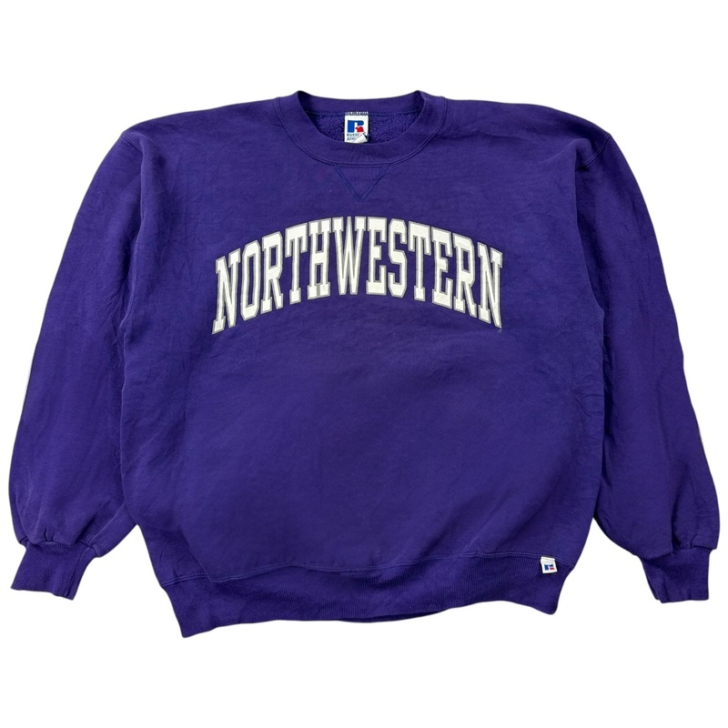 Vintage Russell Athletics  Northwestern Crewneck Purple