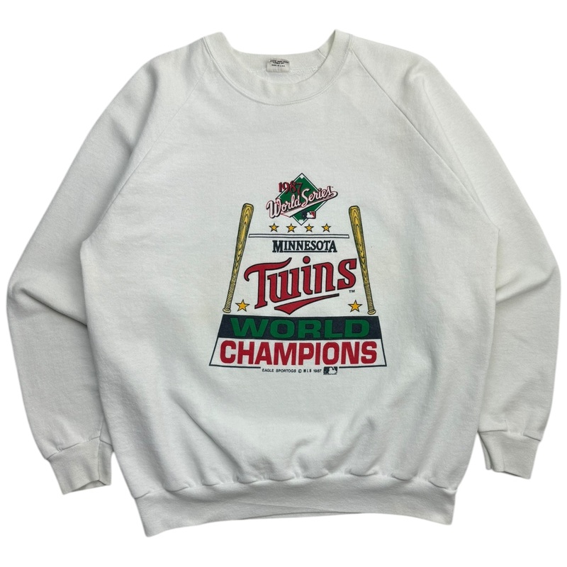 1987 Minnesota Twins World Chanpions MLB Crewneck