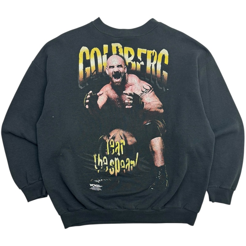 1998 Goldberg Fear The Spear WCW Crewneck