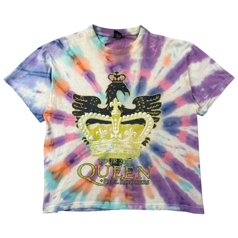 2006 Queen + Paul Rodgers Tour Tee Tie Dye
