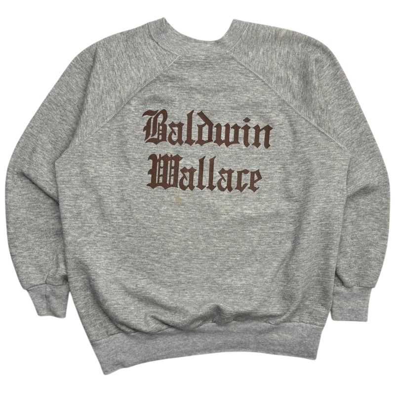 Vintage Baldwin Wallace Gothic Font Collegiate Crewneck