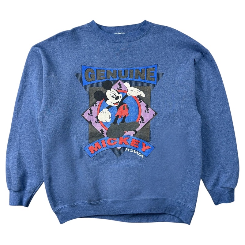 Vintage Mickey Mouse Crewneck Blue