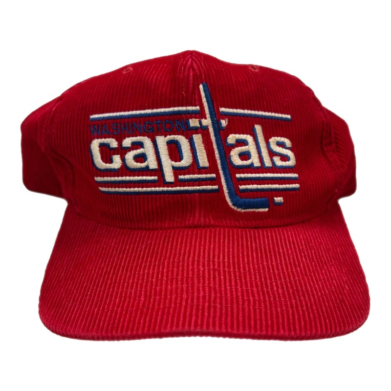 Vintage Ted Fletcher Washington Capitals Corduroy Hat