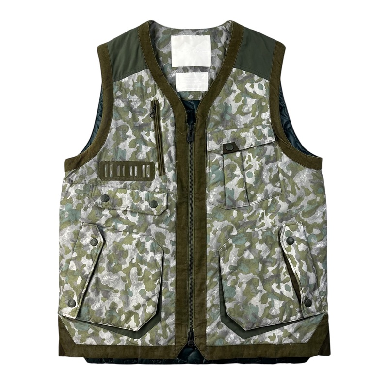 White Mountaineering Camo Fishing Vest