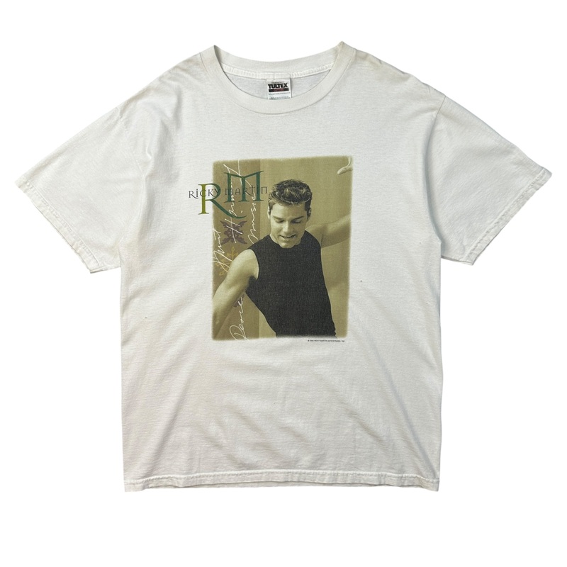 2000 Ricky Martin Livin La Vida Loca Tour Tee White