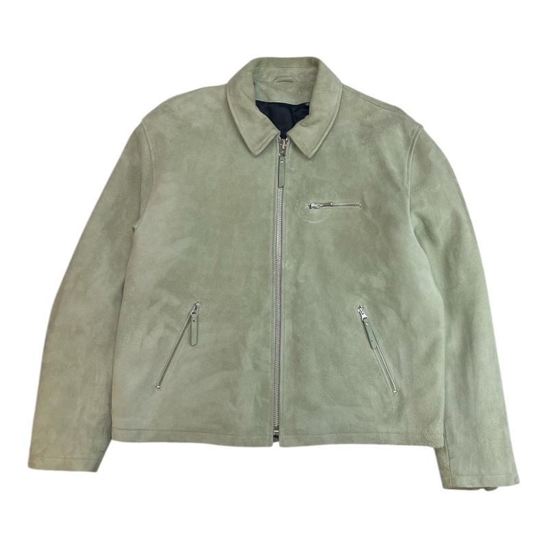 Stussy Suede Bing Jacket Sage Green
