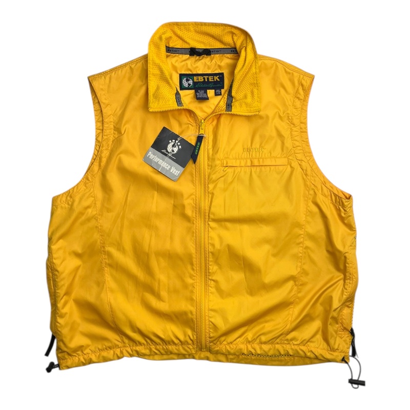 Vintage Ebtek Eddie Bauer Shell Vest Yellow