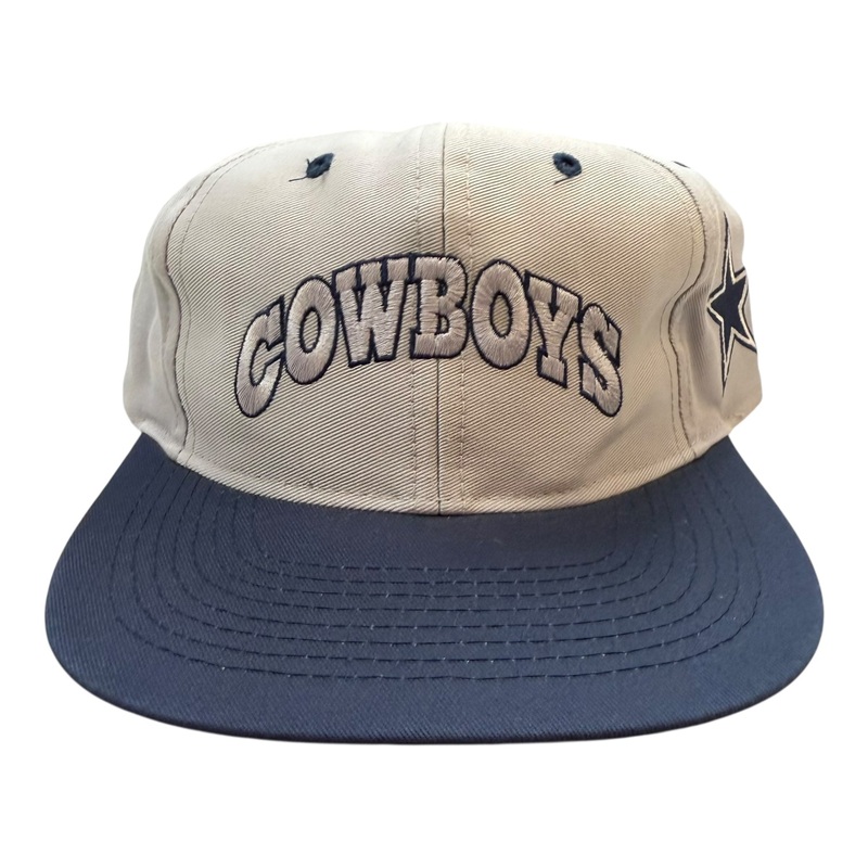 Vintage Logo 7 Dallas Cowboys Snap Back Hat Grey