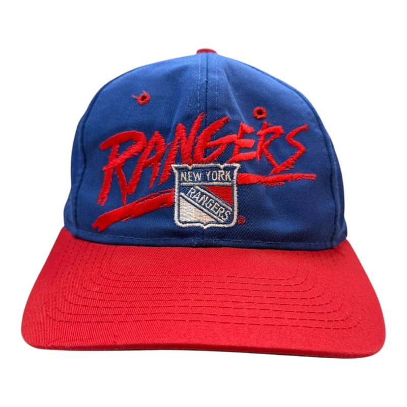 Vintage New York Rangers SnapBack Hat Blue